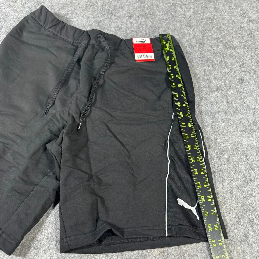 Puma Mens Stretchlite Short Black Athletic Training Gym Shorts 679940-01 Size M
